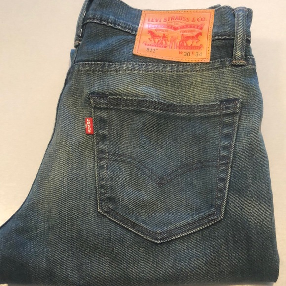 Levi’s 511 jeans dark slim size 30 pants last price drop - Picture 2 of 13